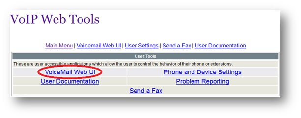 Voicemail from web step1